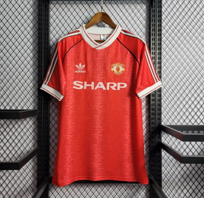 Retro 90/92 Manchester United Home Jersey