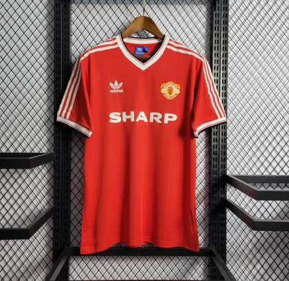 Retro 83/84 Manchester United Home Jersey