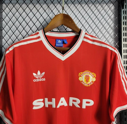 Retro 83/84 Manchester United Home Jersey