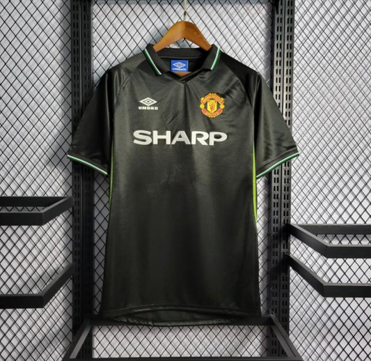 Retro 98/99 Manchester United Black Third Jersey