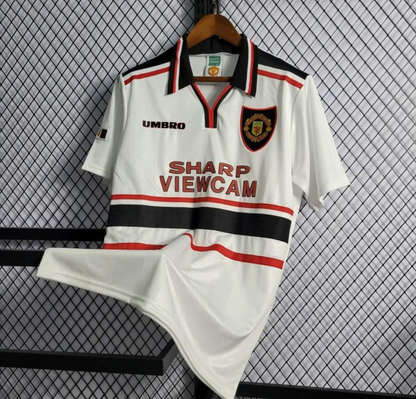 Retro 97/99 Manchester United White Jersey