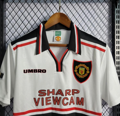 Retro 97/99 Manchester United White Jersey