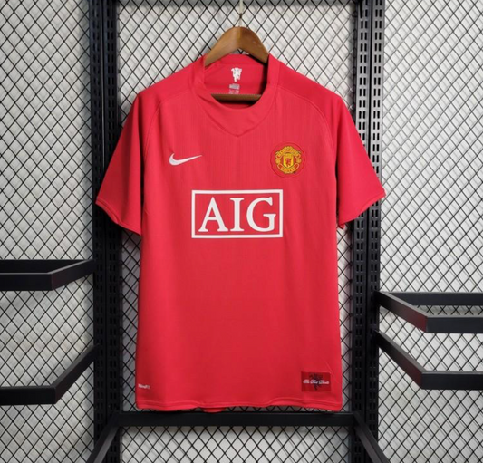 Retro 07/08 Manchester United Home Premier League Jersey