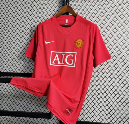 Retro 07/08 Manchester United Home Premier League Jersey