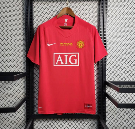 Retro 07/08 Manchester United Champions League Version Home Jersey