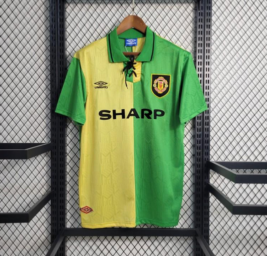 Retro 1992/94 Manchester United Third Green Jersey