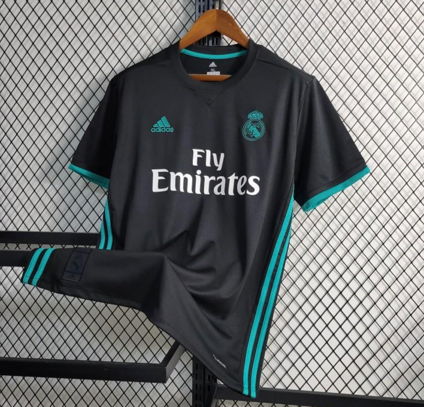 Retro 17/18 Real Madrid Away Black Jersey