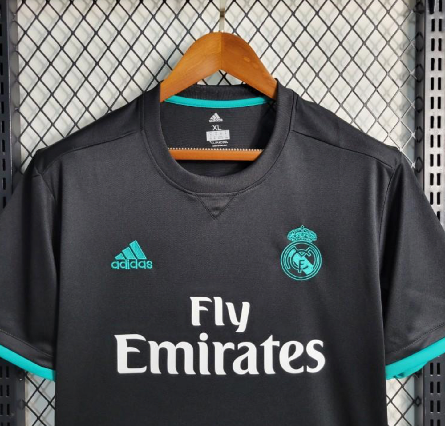 Retro 17/18 Real Madrid Away Black Jersey