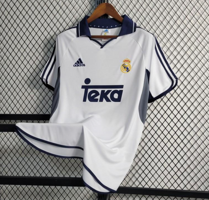 Retro 00/01 Real Madrid Home Jersey