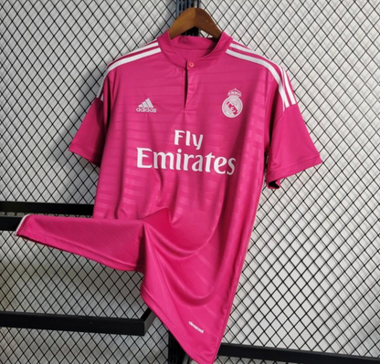 Retro 14/15 Real Madrid Away Pink Jersey