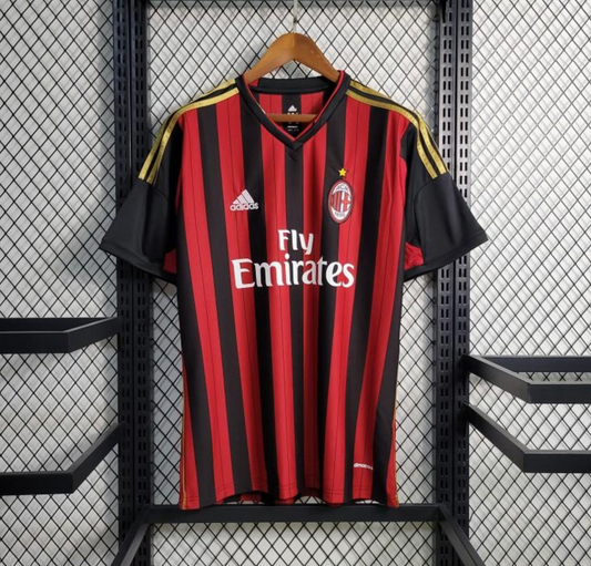 Retro 2013/14 AC Milan Home Jersey