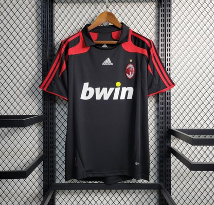 Retro 2007/08 AC Milan Third Black Jersey