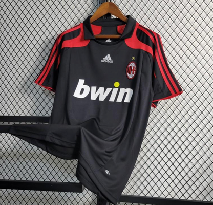 Retro 2007/08 AC Milan Third Black Jersey