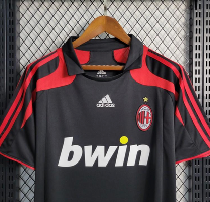 Retro 2007/08 AC Milan Third Black Jersey