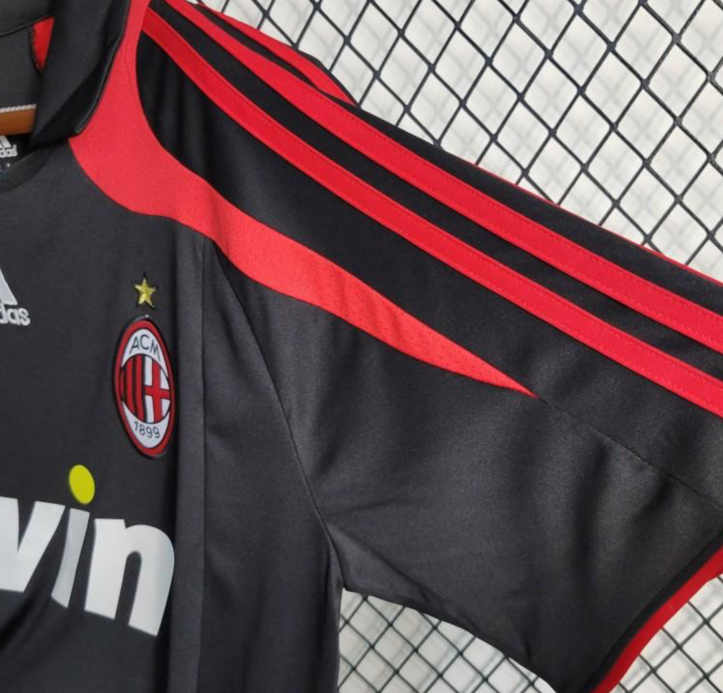 Retro 2007/08 AC Milan Third Black Jersey