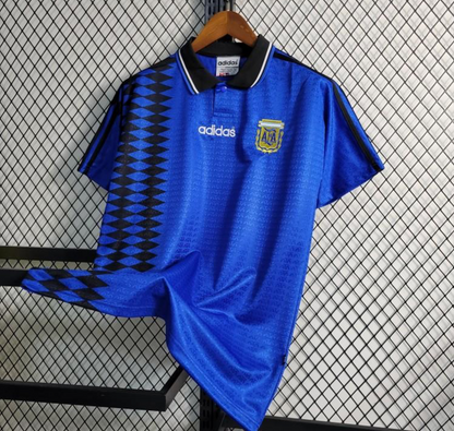 Retro 1994 Argentina Away Blue Jersey