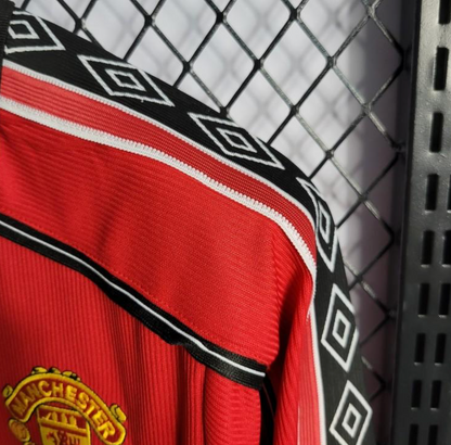 Retro 98/99 Manchester United Home Long Sleeve Jersey