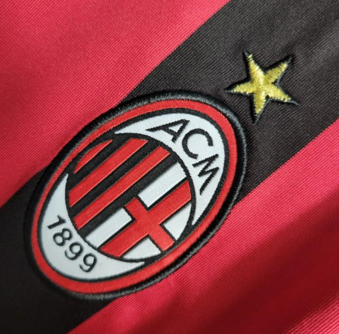 Retro 2009/10 AC Milan Home Long Sleeve Jersey