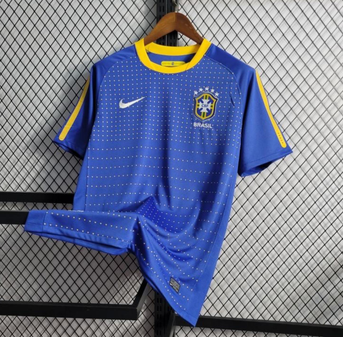 Retro 2010 Brazil Away Soccer Jersey