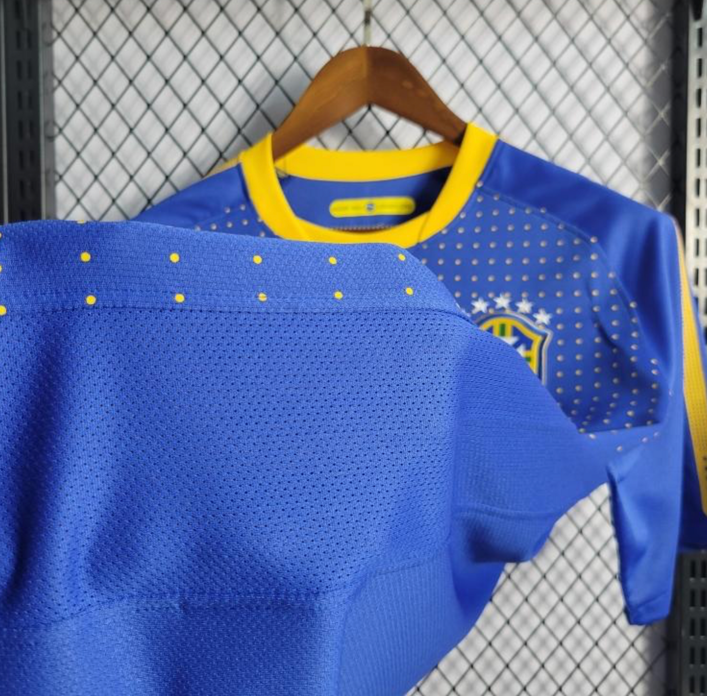 Retro 2010 Brazil Away Soccer Jersey