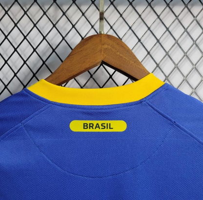 Retro 2010 Brazil Away Soccer Jersey