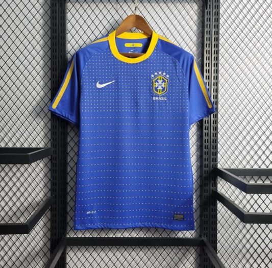 Retro 2010 Brazil Away Soccer Jersey