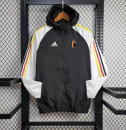 24/25 Belgium Black/White Windbreaker