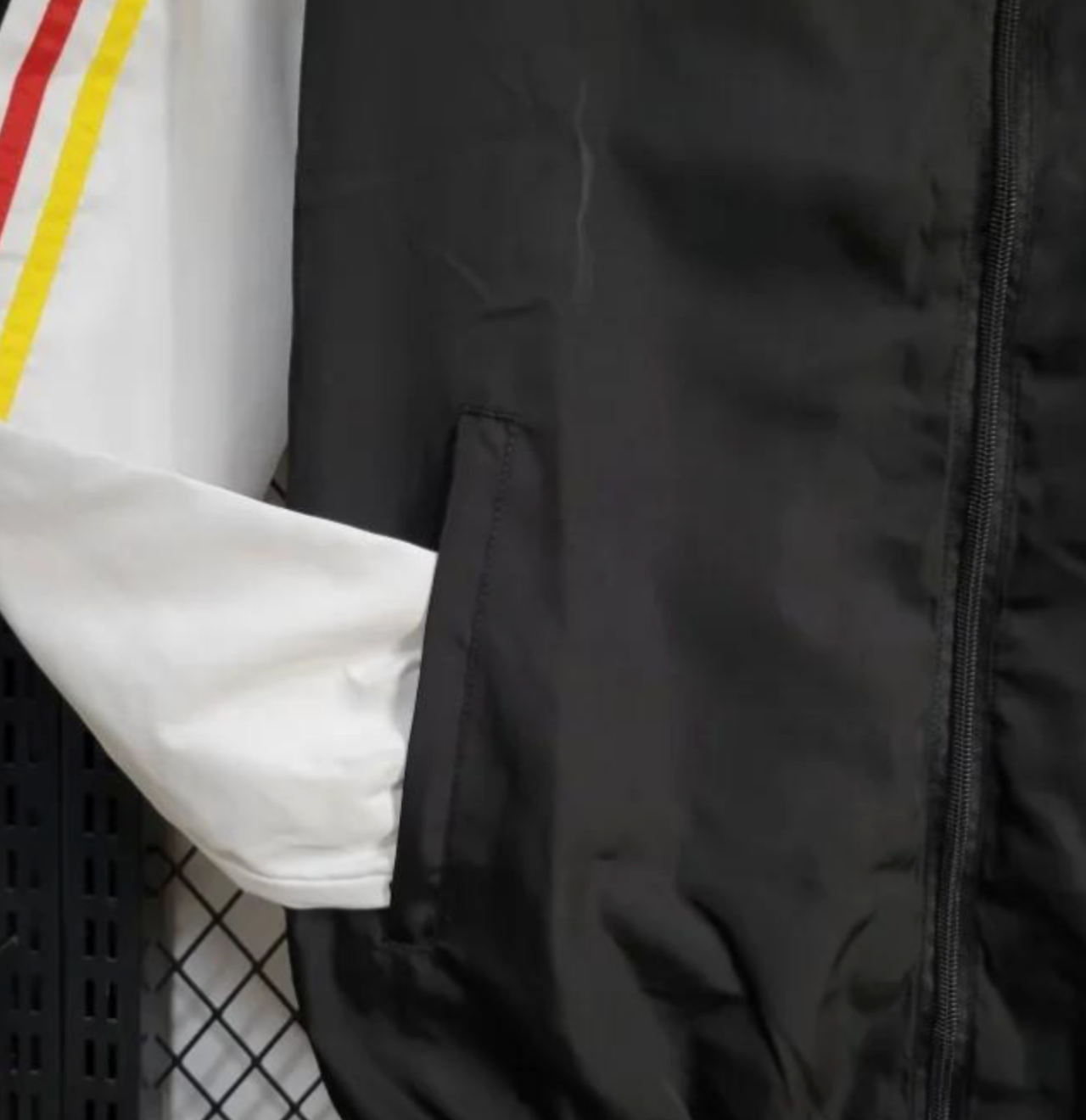 24/25 Belgium Black/White Windbreaker