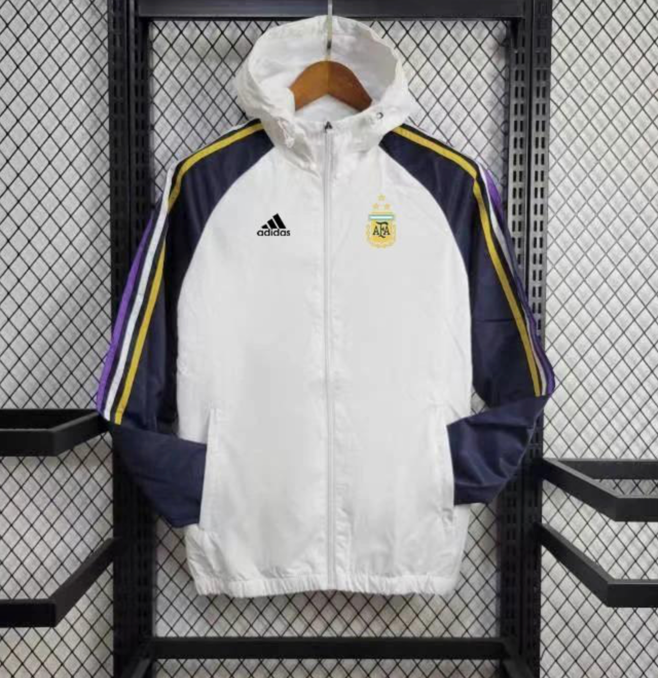 2024 Argentina White Windbreaker