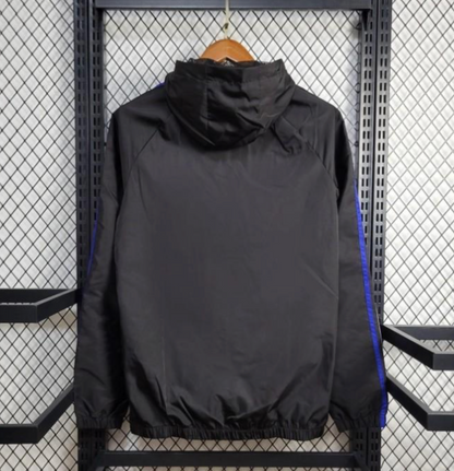 24/25 Adidas Black Windbreaker