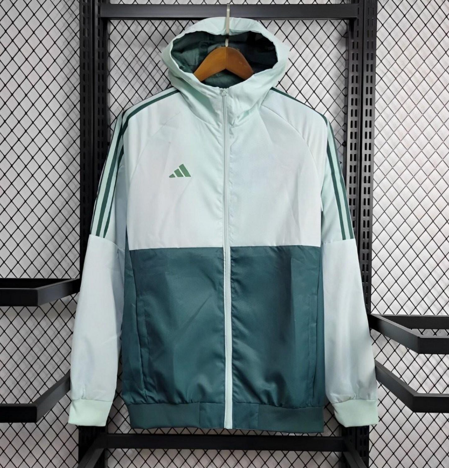 2024 Adidas Green Windbreaker