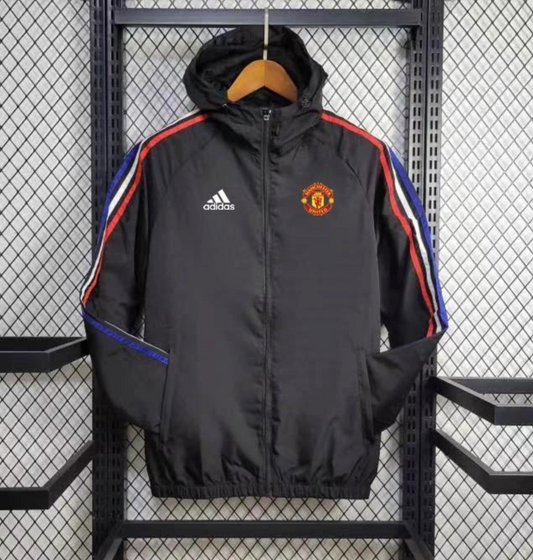 24/25 Manchester United Black Windbreaker