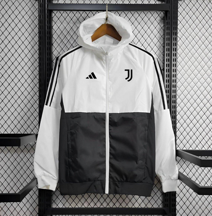 24/25 Juventus Black White Windbreaker