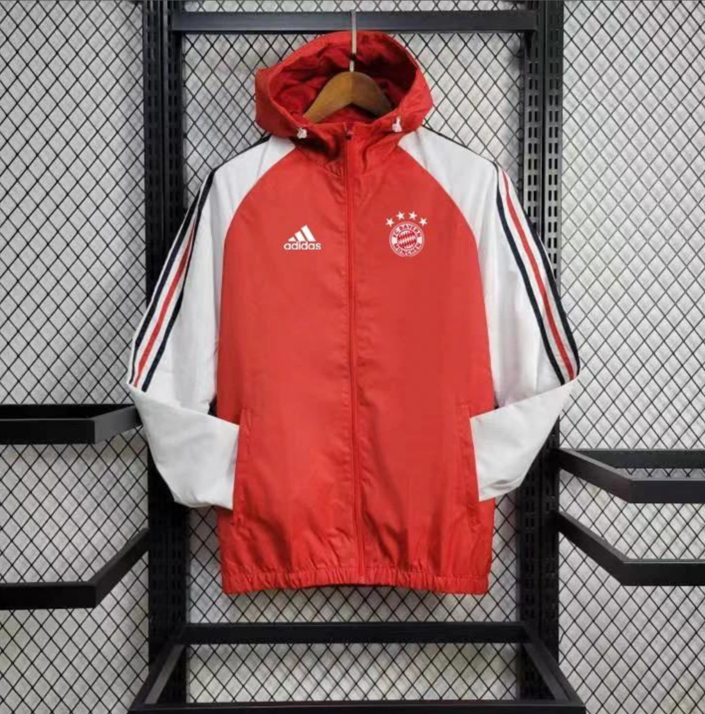 24/25 Bayern Munich Red Windbreaker