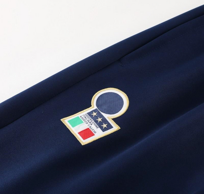 2024 Italy Blue Full Zipper Jacket + Long Pants