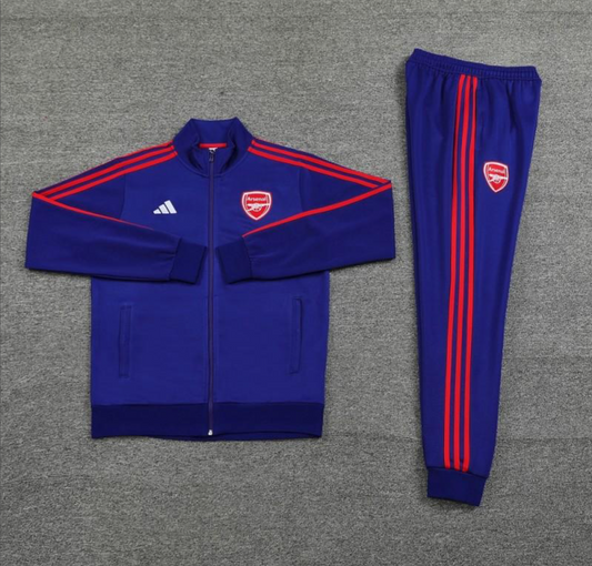 24/25 Arsenal Blue Full Zipper Jacket + Long Pants