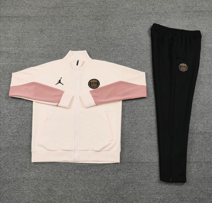 24/25 PSG Pink Full Zipper Jacket + Long Pants