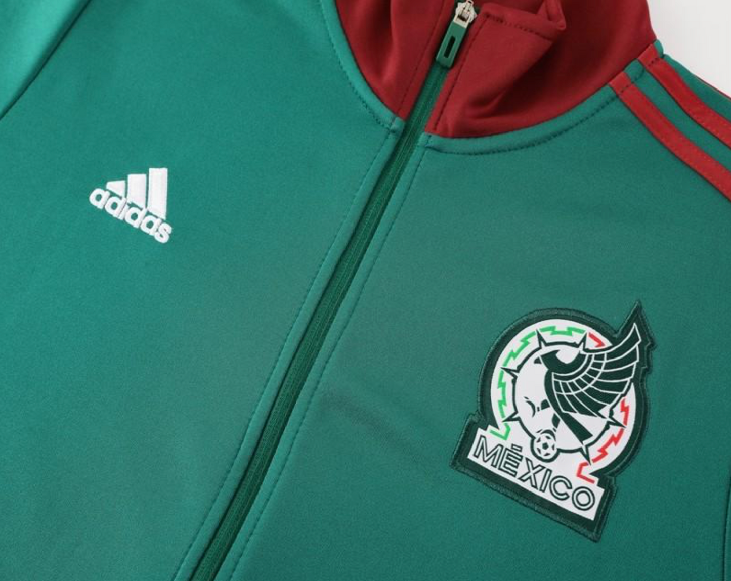 2024 Mexico Green Full Zipper Jacket + Long Pants