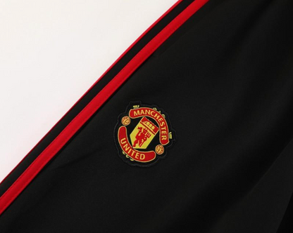 24/25 Manchester United Black Full Zipper Jacket + Long Pants