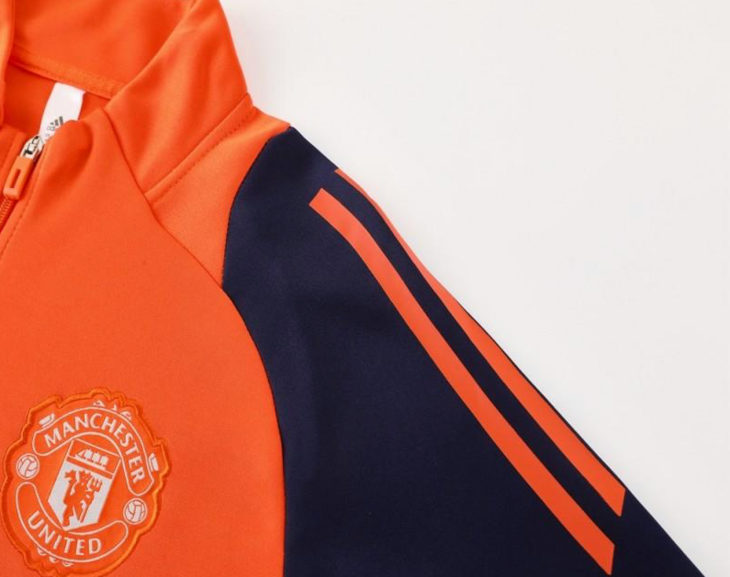 24/25 Manchester United Orange Full Zipper Jacket + Long Pants