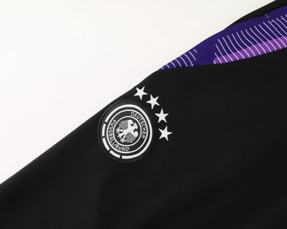 2024 Germany Purple Full Zipper Jacket + Long Pants