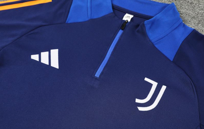 24/25 Juventus Navy Half Zipper Jacket + Long Pants