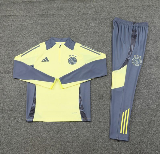 24/25 AJAX Yellow Half Zipper Jacket + Long Pants