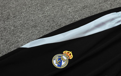 24/25 Real Madrid White Special Half Zipper Jacket + Long Pants