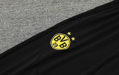 24/25 Borussia Dortmund Black Half Zipper Jacket + Long Pants