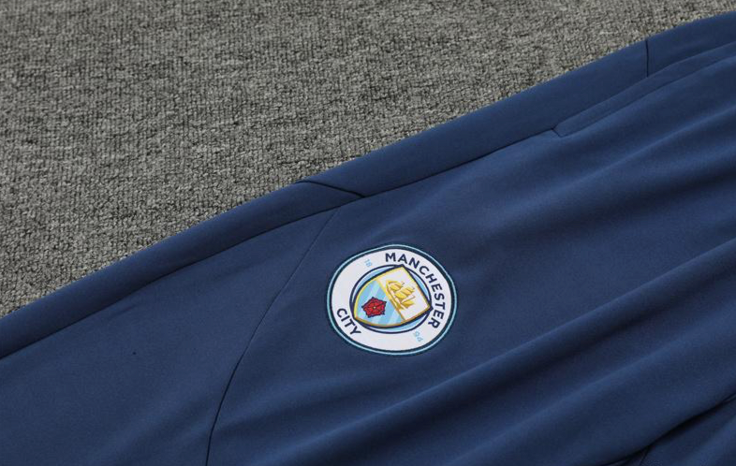 24/25 Manchester City Navy Half Zipper Jacket + Long Pants