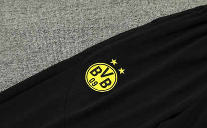 24/25 Borussia Dortmund Yellow Half Zipper Jacket + Long Pants