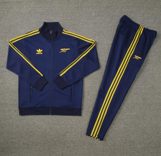 23/24 Arsenal Navy Full Zipper Jacket + Long Pants