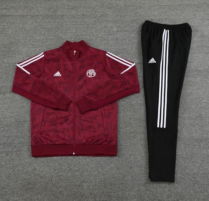 23/24 Bayern Munich Wine Full Zipper Jacket + Pants