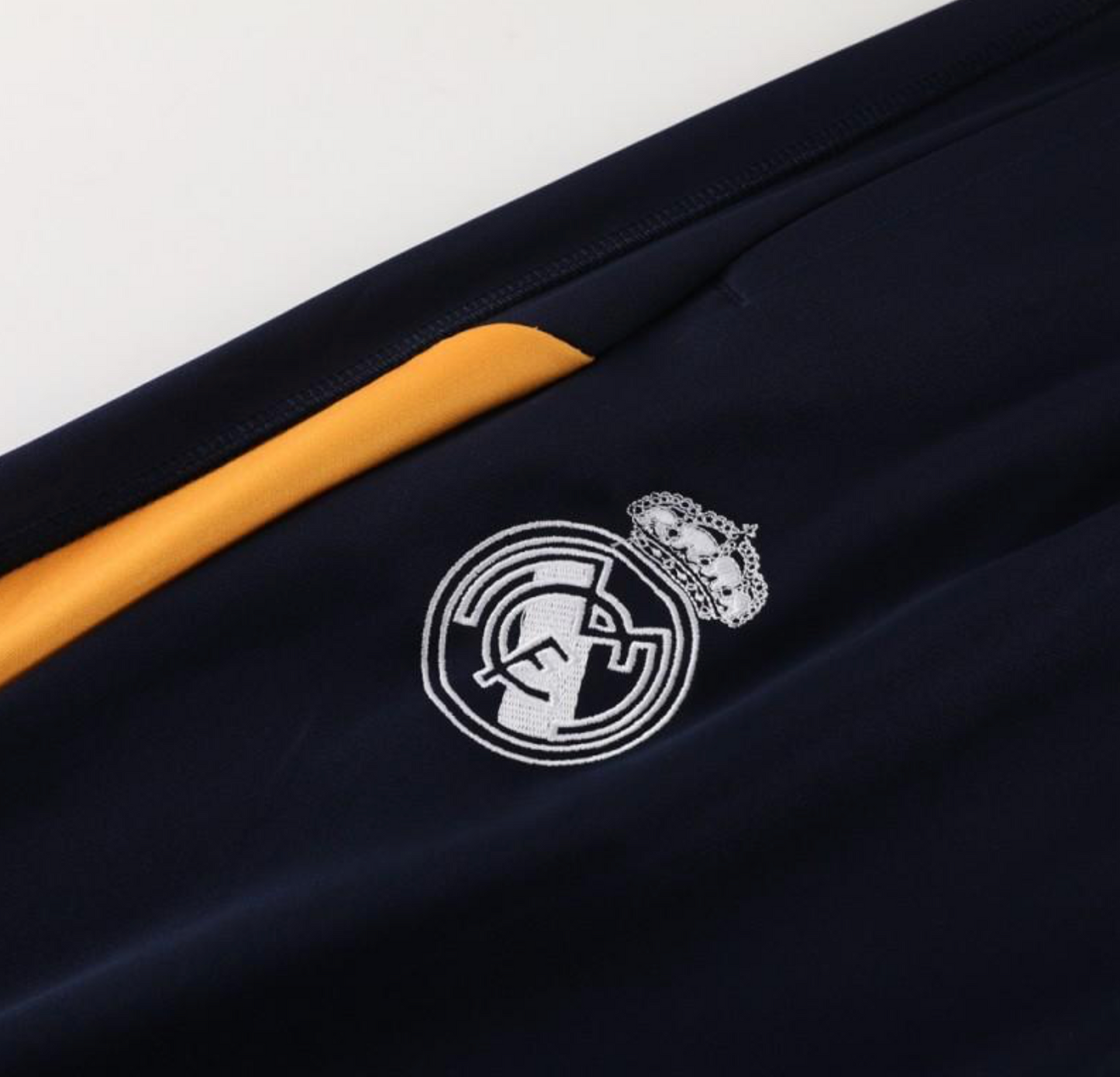 23/24 Real Madrid Navy Half Zipper Jacket + Pants